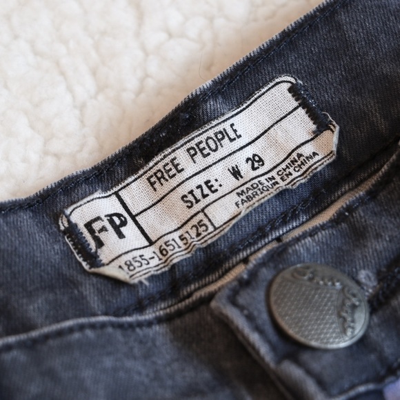 Free People Botanical Print Jeans - Picture 8 of 8